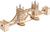 RoboTime drevené 3D puzzle most Tower Bridge svietiaci
