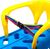 Plastové sánky s operadlom Baby Mix SNOW STAR zelené