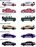 Autíčko Deluxe Cars 7,5 cm, 6 druhov