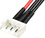 Balančný kábel 2S-EH samec 22AWG 10cm