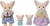 Sylvanian Families Rodina líšiek Fenek s dvojčatami