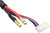 Nabíjací kábel s 6S XH -> 4mm/2mm 30cm