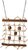 Jouet Epic Pet mur d'escalade carré en corde avec bâtonnets 23cm