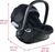 Seggiolino auto Cybex Black 2 v1 per bambole