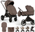 ADAMEX Passeggino combinato Bianco 11 New Chocolate Fango
