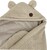 EKO Fußsack für Autositz buclé mit Baumwolle Dunkel Beige 110x100cm