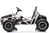 Elektrische Go-Kart SPORT-KART 24V, schwarz, EVA-Räder, Kunstledersitz, 2 x 50W Motor,