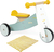 Janod Happy Garden Stabilné drevené odrážadlo s 3 kolieskami