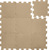 Penová podložka Puzzle 30x30 cm 9ks, Hazel Brown
