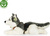 Cane peluche Husky con collare sdraiato 60 cm ECO-FRIENDLY