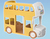 Sylvanian Families Двуетажен училищен автобус