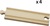 Brio Stredné koľajnice rovné, 144 mm, 4 ks