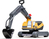 Falk Volvo Digger plne kĺbový s otvárateľným sedadlom