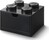 LEGO® stolový box 4 so zásuvkou čierna 158 x 158 x 113 mm