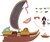 Mattel Disney Garland Vaiana Bateau transformable