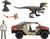 Jurassic World Super auto s vodičom a dinosaurom