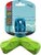 Hračka Dog Fantasy geometrická pískacia modro-zelená 12,9x1,2x10,2cm