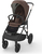 KINDERKRAFT Kočík kombinovaný 3v1 Prime 3 Velvet Mocca