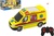Auto RC ambulancia plast 20cm na diaľkové ovládanie na batérie so svetlom