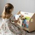 BusyKids Oboustranná knihovna na kolečkách