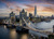 Puzzle Súmrak nad Tower Bridge 1000 dielikov neón
