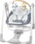 INGENUITY Hojdačka konvertibilná s melódiou Swing 'n Go Chambray 0m+ do 9kg