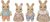Sylvanian Families Družina mlečnih zajčkov