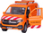 Kids Globe Traffic Volkswagen Transporter 27cm kov spätný chod so svetlom a zvukom