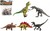 Dinosaurus plast 15-18cm 5ks v sáčku