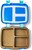 Doloni Lunchbox - blau