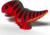 EUGY Tyranosaurus 3D kartonová skládačka