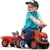 Falk 260C Baby Kubota ride-on traktor s prívesom, hrable &amp; lopata