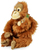 Plyšový orangutan s mláďaťom 28 cm ECO-FRIENDLY
