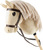 Bieco - Hobby Horsing na tyči - koník béžový, veľ. S