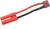 Konverzný kábel Deans batéria - 4.0mm pozlátený 14AWG