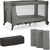 KINDERKRAFT Postieľka cestovná Joy 2 Dark grey