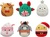 Squishmallows Mystery vianočná kapsula, 10 cm