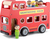 New Classic Toys Červený mestský autobus + 9 figúrok cestujúcich