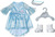 BABY born Ensemble Princesse sur glace, 43 cm