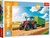 Trefl Puzzle 100 Landwirtschaftstechnik - Traktor mit Anhänger