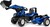 Falk Šliapací traktor 3090M New Holland T8 s nakladačom a vlečkou