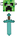 Minecraft komplet maska in penasti meč Creeper