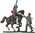 Model Kit figurky 8080 – FRENCH NAPOLEONIC HQ STAFF (1:72)