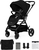 KINDERKRAFT SELECT Kočík športový Yoxi Pure Black