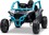 Elektrické autíčko Kawasaki TERYX KRX 1000 12V, modré, jednomiestne, odpružená zadná nápra