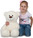 Orso di peluche, (bianco) | Plush Friends 65 cm