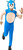 SONIC ježko detský kostým veľkosť S(122-128cm) OPP