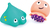 Creature oceaniche da bagno