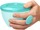 Misky s vrchnákom a držiakom Easy Grab Grey,Teal 2 x 240ml, 3m+