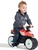 Falk Baby Moto Street Champion s tichými gumenými kolieskami - červené